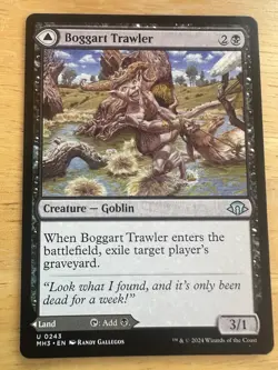 MTG - BOGGART TRAWLER // BOGGART BOG - Modern Horizons 3 (U) - Image 1