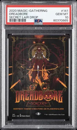2020 MTG SECRET LAIR DROP #141 DREADBORE PSA 10 - Image 1