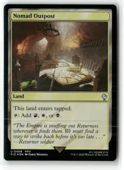 Nomad Outpost Commander Final Fantasy Surge Foil NM MTG MAGIC - Image 1