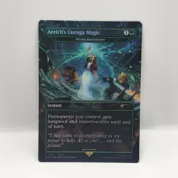 Aerith's Curaga Magic - Heroic Intervention #1872 FOIL MTG Secret Lair Final Fan - Image 1