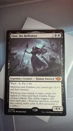 Gisa, the Hellraiser Outlaws of Thunder Junction Regular NM 89 Mythic - Image 1