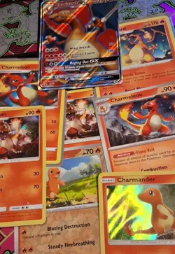 Pokemon TCG Lot-of 7 Charmander, Charmeleon, And Charzard - Image 1