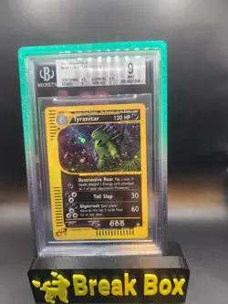 Pokemon Tyranitar Aquapolis Holo Rare #H28 BGS 9 Mint - Image 1