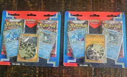 (LOT OF 2) Pokemon 2-Pack Blister Packs Palafin Baxcalibur & Garganacl NEW - Image 1