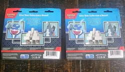 (LOT OF 2) Pokemon 2-Pack Blister Packs Palafin Baxcalibur & Garganacl NEW - Image 2