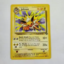 Jolteon 20/64 - Rare - Pokemon TCG - Jungle - Unlimited - LP - Image 1