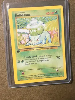 Pokemon TCG Pokemon Bulbasaur Bulbasaur Common Regular 44/102 - Image 1