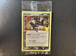 Pokemon TCG Greninja Gold Star SWSH144 - Celebrations Black Star Promo - Sealed - Image 1