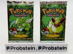 Lot of (2) Pokemon Jungle Booster Packs 1st Edition WOTC SEALED VINTAGE - Image 1