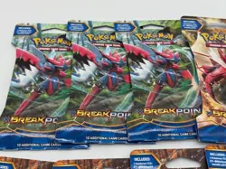 Lot of (10) Pokemon TCG XY Break Point Sleeved Booster Packs SEALED - Image 2