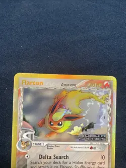 Flareon 5/113 Reverse Holo Rare Stamped- EX Delta Species Pokemon TCG - Image 2