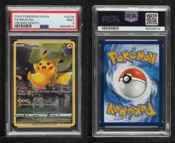 Full Art - Pikachu Pokemon Sword & Shield Crown Zenith Galarian Gallery PSA 9 - Image 3