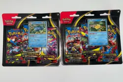 Pokemon TCG Mega Evolution 3-Pack Blister Set of 2 Psyduck and Golduck - Image 1