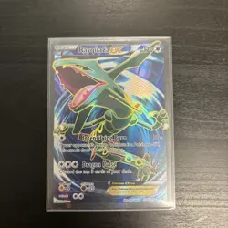 Pokemon TCG Rayquaza EX Full Art Ultra Rare Roaring Skies 2015 104/108 LP - Image 1