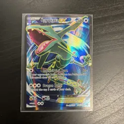 Pokemon TCG Rayquaza EX Full Art Ultra Rare Roaring Skies 2015 104/108 LP - Image 3