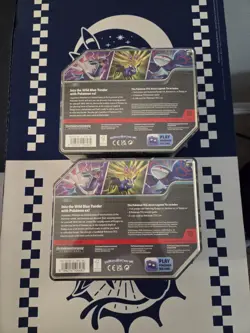 (2) Pokemon TCG Azure Legends Tin Kyogre BRAND NEW SEALED - Image 2