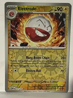 Electrode Reverse Holo 101/165 SV: Scarlet & Violet 151 NM Pokemon Fast Ship - Image 1