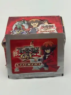 Lot of (50) Yu Gi Oh! GX Sticker Packs w/Box - Image 1