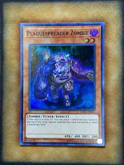 Yugioh Plaguespreader Zombie DASA-EN041 Super Rare NM - Image 1