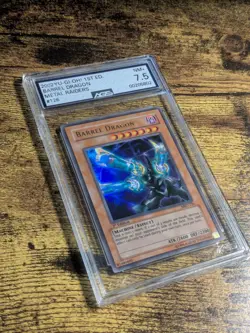 Yugioh Barrel Dragon MRD-126 1st Edition NM AGS Graded Ultra Rare - Image 2