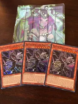 Yugioh 3x Red-Eyes Metal Claws Dragon ALIN-EN025 Alliance Insight 1st Ed NM - Image 1