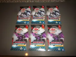 6 Bakugan Resurgence BOOSTER PACKS - 10 CARDS each - Image 1