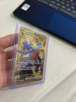 Pokemon TCG Destined Rivals Cynthia's Garchomp EX Card 241/182 Gold Hyper Rare - Image 2