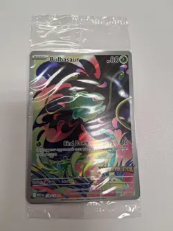Pokemon TCG Mega Evolutions Stamped Promo Card Bulbasaur 133/132 SEALED - Image 3