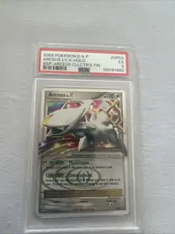 Pokemon Card Arceus LV.X DP Black Star Promotional DP53 Holo PromoPSA 5 - Image 1