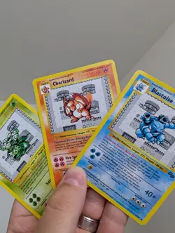 Custom Venusaur, Charizard, & Blastoise Cards - Base set with Gameboy Sprites - Image 3