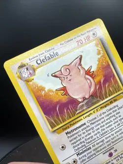 Pokemon TCG Clefable Card 17/64 Jungle Set Non-Holo Rare Unlimited - Image 5