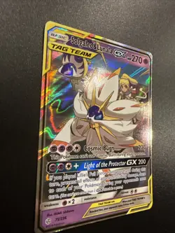 Solgaleo & Lunala GX 75/236 Sm-Cosmic Eclipse Holo Card Near Mint Condition - Image 2