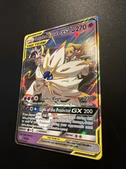 Solgaleo & Lunala GX 75/236 Sm-Cosmic Eclipse Holo Card Near Mint Condition - Image 4