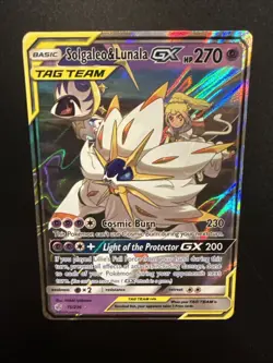 Solgaleo & Lunala GX 75/236 Sm-Cosmic Eclipse Holo Card Near Mint Condition - Image 5