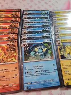 28 Cosmos Holo Pokemon TCG Cards NM Promo Lot S&V Lots Of Swirls - Image 3