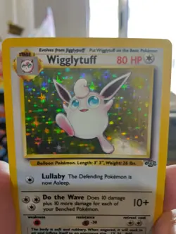 Pokemon TCG Wigglytuff Jungle 16/64 Holo Unlimited Holo Rare LP Card - Image 1