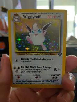 Pokemon TCG Wigglytuff Jungle 16/64 Holo Unlimited Holo Rare LP Card - Image 2