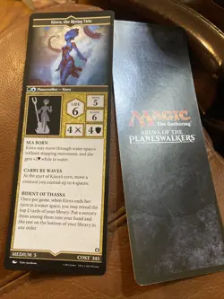 Magic the Gathering Arena of the Planeswalkers Replacement Card Kiora Rising Tid - Image 1