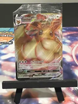 Pokemon TCG Eevee VMAX SWSH087 Shining Fates Black Star Promo Card Sealed - Image 1
