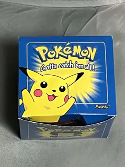 23K Gold Plated PIKACHU Trading Card 1999 Burger King Pokemon Ball Complete New! - Image 1