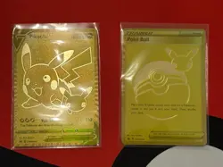 Pokemon TCG Pikachu V SWSH145 , Poke Ball SWSH146 Sword & Shield Promo cards - Image 1