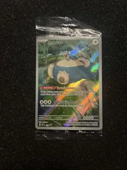 Sealed 2023 Snorlax 051 Scarlet And Violet 151 Black Star Promo Pokemon Card - Image 1