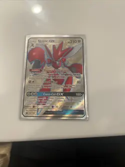 Pokemon TCG Scizor GX Breakpoint Holo Ultra Rare Card 158/168 2018 NM+ - Image 1