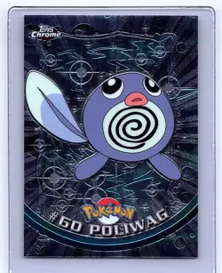 2000 Topps Chrome Pokemon #60 Poliwag Base Card - Image 1