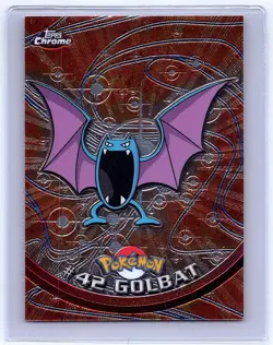 POKEMON Golbat #42 2000 Topps Chrome TV Animation Edition Card - Image 1