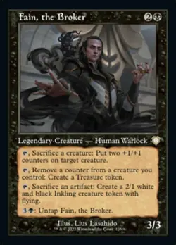 1 x Fain, the Broker - Commander: The Brothers' War - NM-Mint - MTG - Image 1