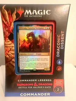 Magic the Gathering - Dungeons and Dragons Commander Draconic Dissent NIB - Image 1