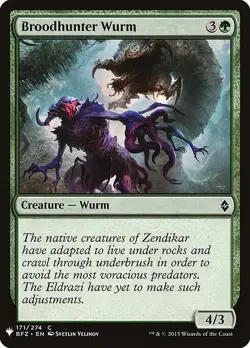 1x Broodhunter Wurm NM Eng MTG - The List - Image 1