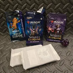 Magic: The Gathering Wilds of Eldraine Bundle Box Opened Packs Incomplete Lot - Image 3