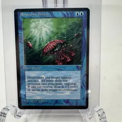 Magic The Gathering Legends Italian Mana Drain Blue Rare Lightly Played LP - Image 1